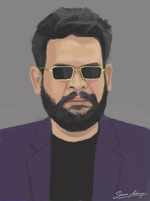 Balen Shah Digital Painting