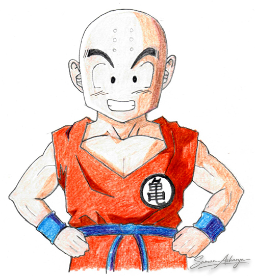 How to Draw Krillin | Dragon Ball Z Step-by-Step Tutorial